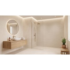 Cave Peach Strip Matt 60cm x 120cm Wall & Floor Tile