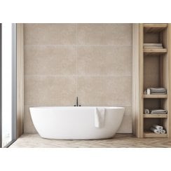 Cementino Ivory Matt 60cm x 120cm Wall & Floor Tile