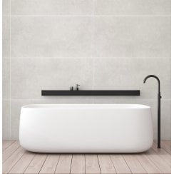 Cementino White Matt 60cm x 120cm Wall & Floor Tile