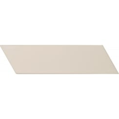 Chevron Cream Right 18.6 x 5.2cm Wall Tile PER BOX