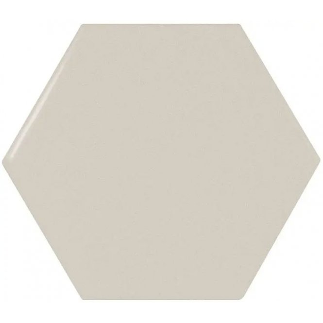 Chevron Hexagon Greige 12.4cm x 10.7cm Wall Tile (Box Deal)