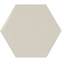Chevron Hexagon Greige 12.4cm x 10.7cm Wall Tile (Box Deal)