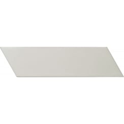 Chevron Light Grey Right 18.6 x 5.2cm Wall Tile PER BOX
