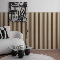 Classic Oak Acoustic Wood Panel 120cm x 60cm x 21mm