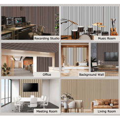 Classic Oak Acoustic Wood Panel 240cm x 60cm x 21mm