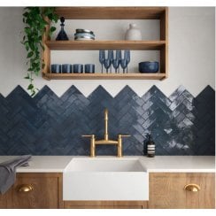 Coco Blue Night 5cm x 15cm Wall Tile