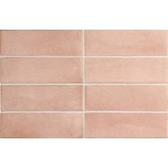 Coco Orchard Pink Matt 5cm x 15cm Wall & Floor Tile