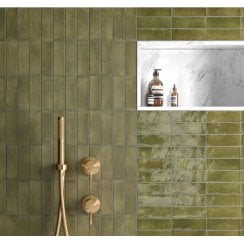 Coco Verd Matt 5cm x 15cm Wall & Floor Tile