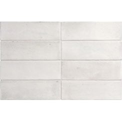 Coco White Matt 5cm x 15cm Wall & Floor Tile