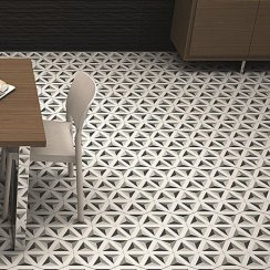Contour Shadow Hexagon Tile 33cm x 28.5cm Floor Tile