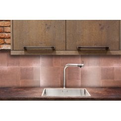 Copper Inferno Modular Peel & Stick 4 Panel Tile Set
