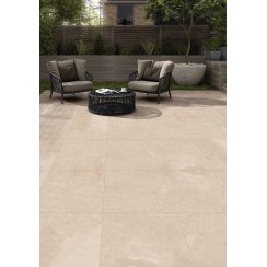 Coralstone Buff Brown 60cm x 120cm 2cm Slab Tile