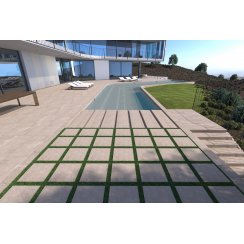 Coralstone Buff Brown 60cm x 90cm 2cm Slab Outdoor Tile Pallet Deal
