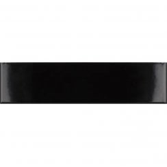 Costa Nova Gloss Black 5cm x 20cm Wall Tile