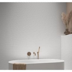 Costa Nova Praia White 5cm x 20cm Wall Tile