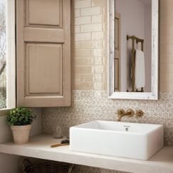 Country Ivory 6.5cm x 20cm Wall Tile