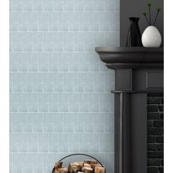 Crackle Glaze Belgravia Blue 7.5cm x 15cm Wall Tile