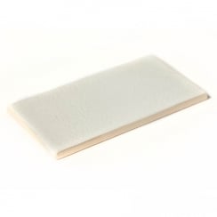 Crackle White Glazed 7.5cm x 15cm Wall Tile