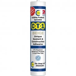CT1 Beige Sealant and Construction Adhesive 290ml