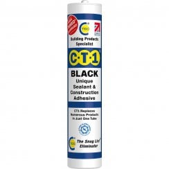CT1 Black Sealant and Construction Adhesive 290ml
