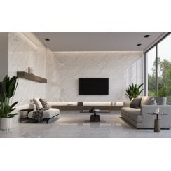 Cuarzo White Polished Wall & Floor Tile 60cm x 60cm