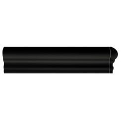 Dado Rail External Corner Black 2cm x 5cm Wall Tile