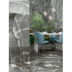Dark Onyx Porcelain Tile 60cm x 120cm Wall and Floor Tile