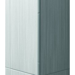 Definitions Dark Grey Matt 1.5cm x 24.8cm Bullnose Border Tile