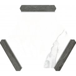 Denia Graphite 22cm x 25cm Wall & Floor Tile