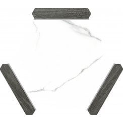 Denia Graphite 22cm x 25cm Wall & Floor Tile