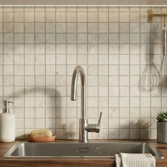 Denver Stone Ivory 30cm x 30cm Mosaic Tile 