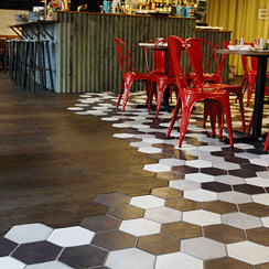 Hexagon 14.2cm x 16.4cm Tiles