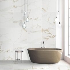Gold Marble-Effect Tiles