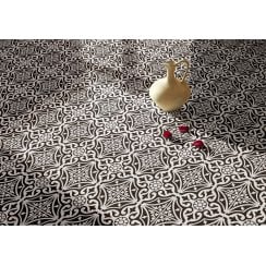 Devonstone Black Feature 33cm x 33cm Wall and Floor Tile