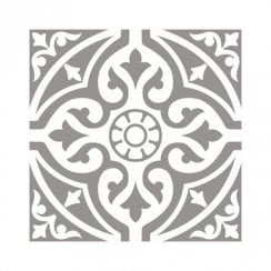 Devonstone Grey Feature 33cm x 33cm Wall and Floor Tile