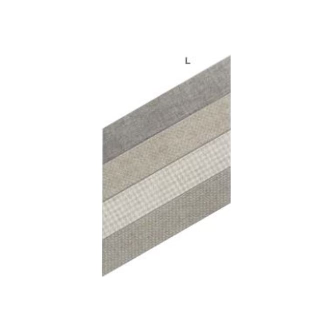 Diamond Fabric Chevron Taupe Left 40cm x 70cm Wall & Floor Tile