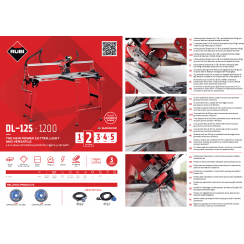 DL-125 1200 Tile Cutter (220/240v)