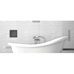 Dot Black 12.6cm x 12.6cm Wall Tile
