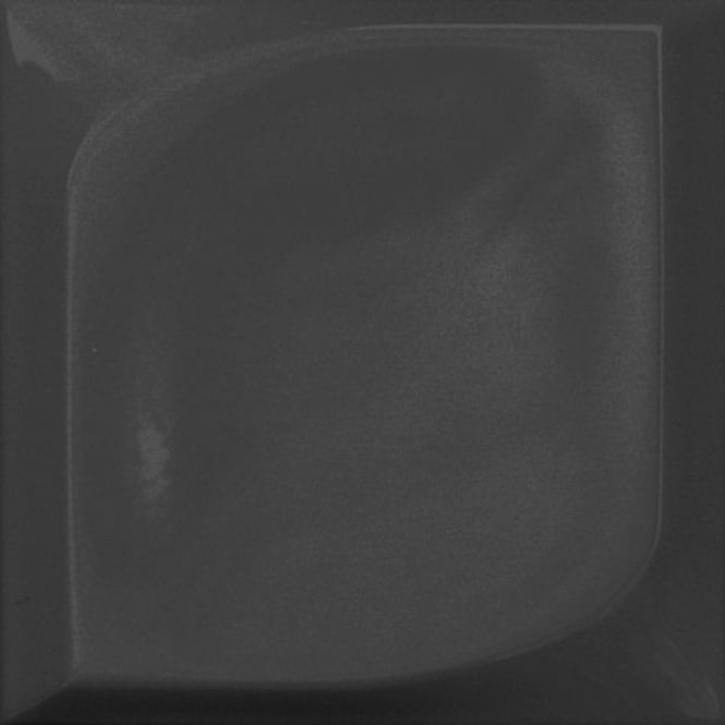 Dot Black 12.6cm x 12.6cm Wall Tile