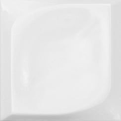 Dot White 12.6cm x 12.6cm Wall Tile