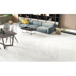 Dragon White Polished Porcelain 80cm x 80cm Wall & Floor Tile
