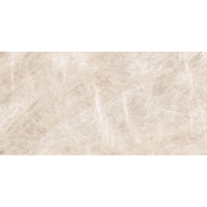 Electra Beige Crystal Marble Effect Polished Porcelain Tile 60cm x 120cm 