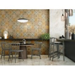 Elisabeth Gold 20.4cm x 20.4cm Wall & Floor Tile