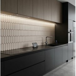 Elongate Cream Matt 29cm x 27.6cm (4.3cm x14.8cm) Mosaic Tile