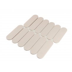 Elongate Cream Matt 29cm x 27.6cm (4.3cm x14.8cm) Mosaic Tile