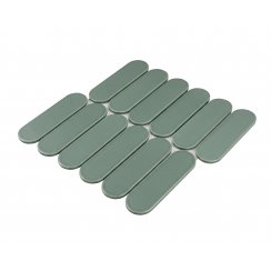 Elongate Pine Green 29cm x 27.6cm (4.3cm x14.8cm) Mosaic Tile