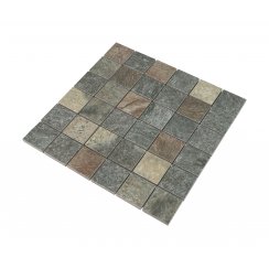 Enmallado Aymara Multicolour 30cm x 30cm (5cm x 5cm) Mosaic Tile