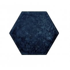 Esamarine Blue 16.2cm x 18.5cm Hexagon Wall Tile