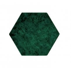 Esamarine Green 16.2cm x 18.5cm Hexagon Wall Tile