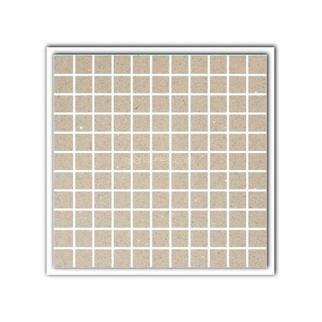 Essel Beige Square Mosaic 30cm x 30cm (2.5cm x 2.5cm) Mosaic Tile